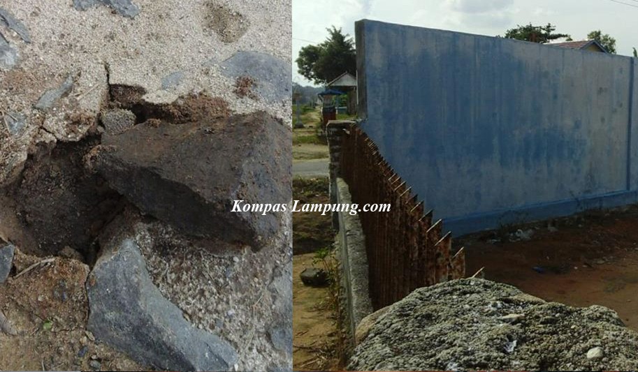 Pembangunan Infrastruktur Kampung Rajawali Disoal