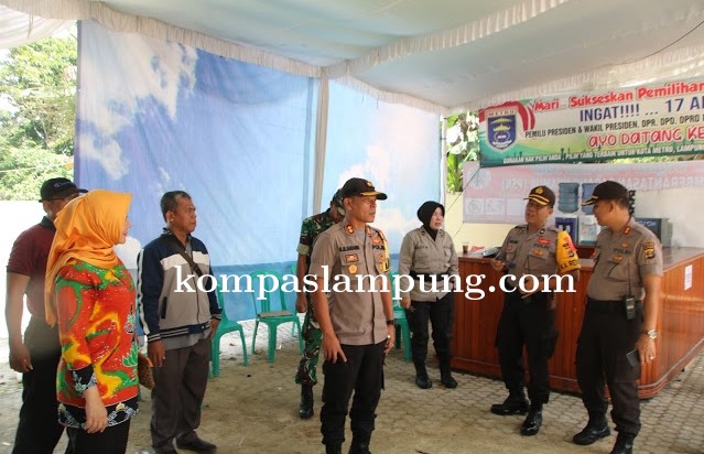 Kapolres Metro Bersama PJU Cek Dan Kontrol Seluruh PPK Metro