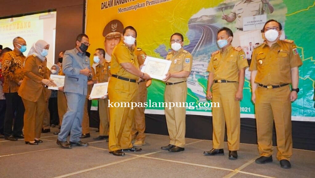 Musrenbang Provinsi Lampung 2021, Kota Metro Raih Penghargaan Terbaik