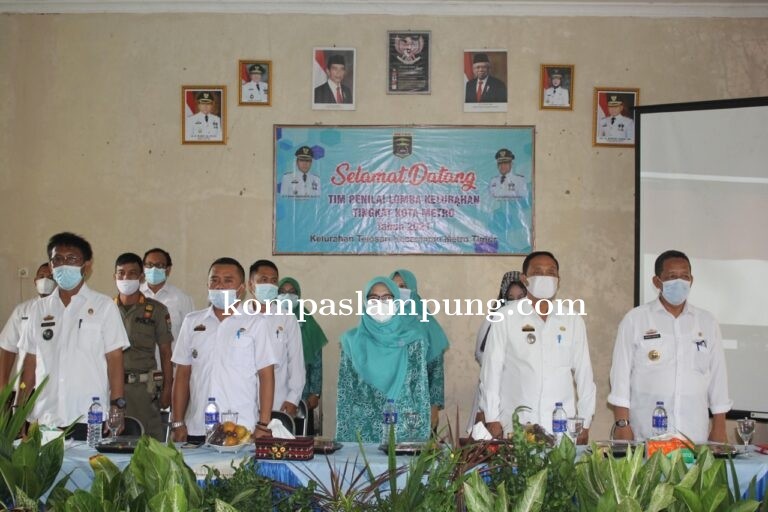 Penilaian Lomba Kelurahan di Tejosari Metro Timur