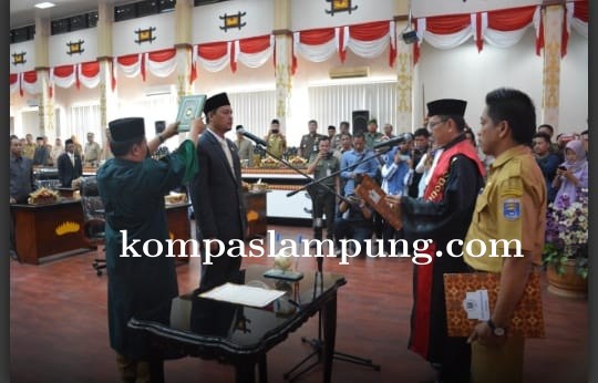 Tondi Muammar Gaddafi Nasution Resmi Menjabat Ketua DPRD Kota Metro