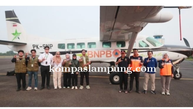 Pemprov Lampung Turunkan Satgas Darat & Udara  Dalam Penanganan Karhutla Di Way Kambas 