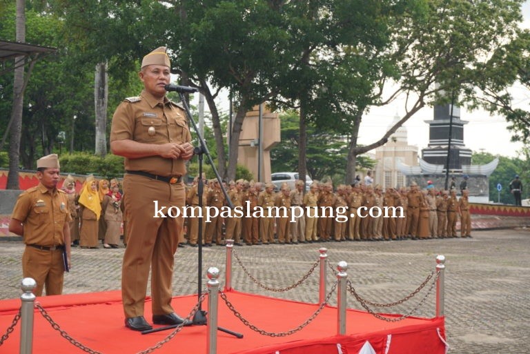 Pimpin Apel Perdana Awal Tahun 2020, Nanang Ermanto Ingatkan ASN Tingkatkan Kerja