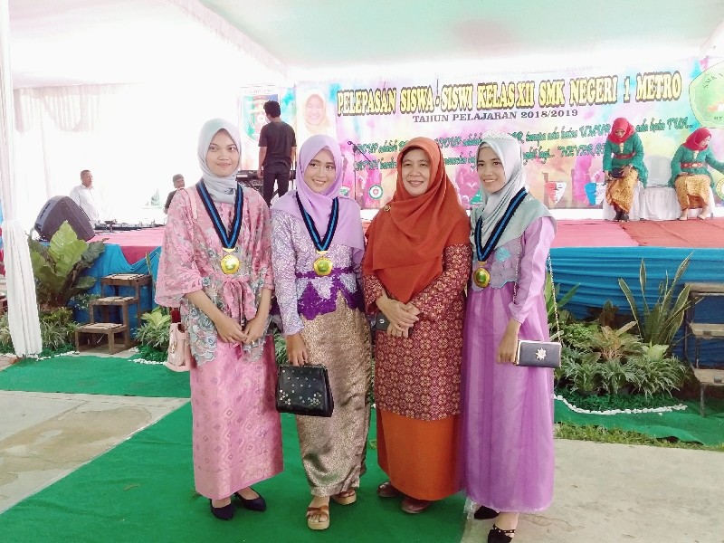 Inilah Pesan Kepala SMK Negeri 1 Metro Pelepasan Siswa Kelas XII