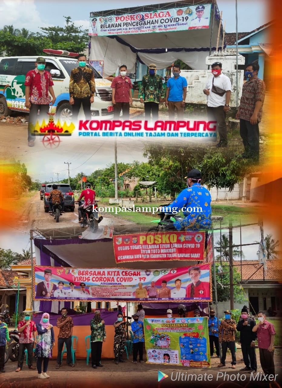 Puskesmas Toto Katon Dan Kec Batu Putih Tubaba Lakukan Sosialisasi  Covid-19 Gunakan Pengeras Suara 