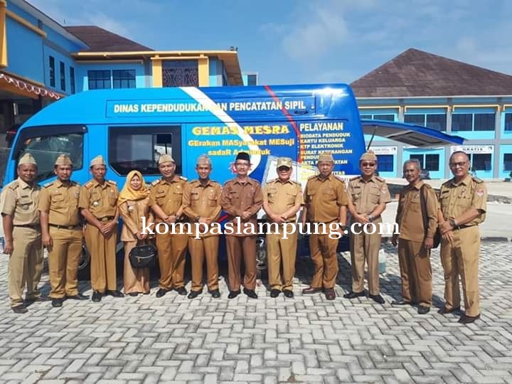 Dinas Dukcapil  Kab Mesuji Kini Telah Memiliki Mobil Pelayanan Keliling Administrasi Kependudukan 