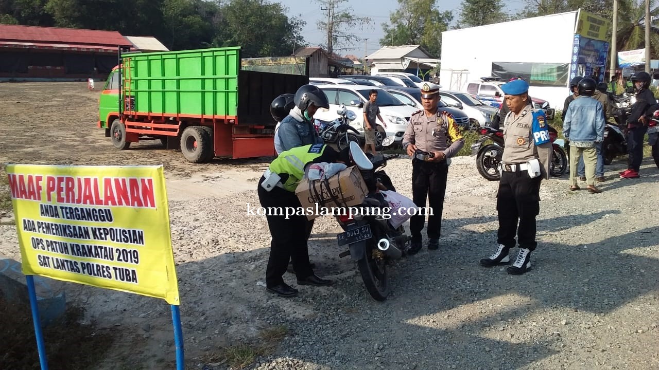 Polres Tulang Bawang Tilang 884 Pelanggar, Kasat Lantas : Sepeda Motor Dominasi Pelanggaran Terbanya