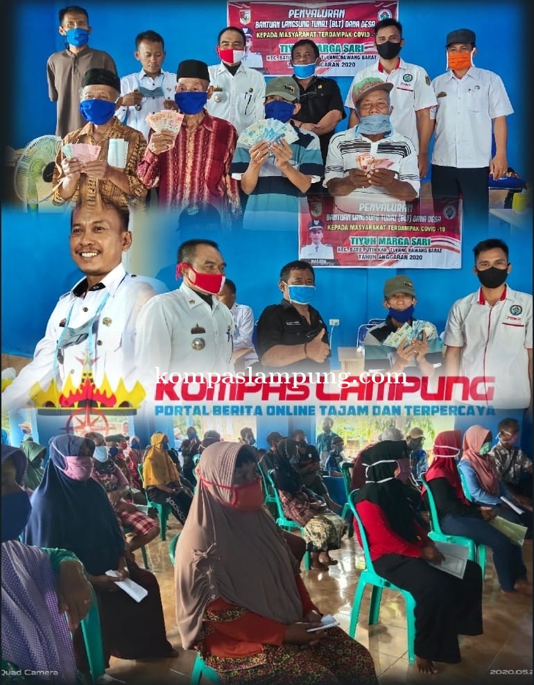 Hari Ini Tiyuh Marga Sari Tubaba Salurkan BLT Ke 171 KK Yang Telah Terdata