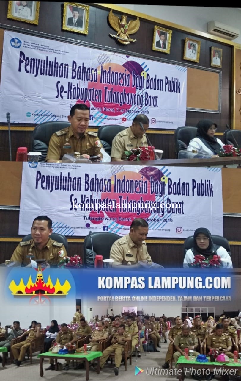 Pemkab Tulangbawang Barat Gelar Penyuluhan Bahasa Indonesia