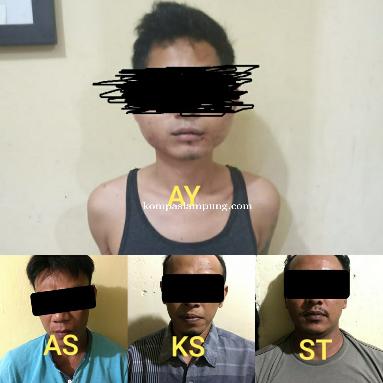 Hanya Hitungan Semalam Polres Metro Berhasil Tangkap 4 Orang Pelaku Kejahatan