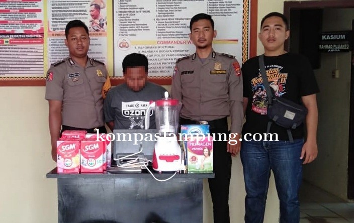 Kurang Dari 24 Jam, Polsek Dente Teladas Berhasil Ungkap Pelaku Curat Rumdin Bidan