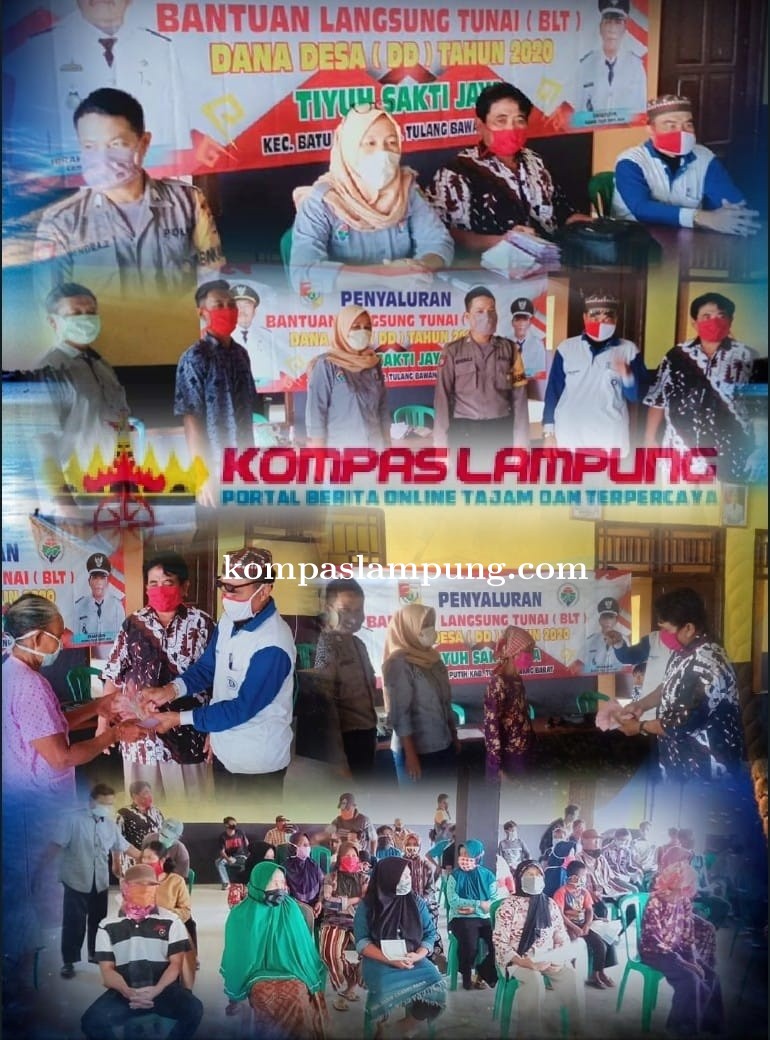 Pemerintahan Tiyuh Sakti Jaya Salurkan BLT Dari Dana Desa Hari Ini Sebanyak 53 KK