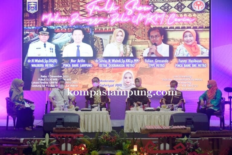 Wahdi Jadi Narasumber Dalam Festival Produk UMKM Tahun 2021 Di Kota Metro