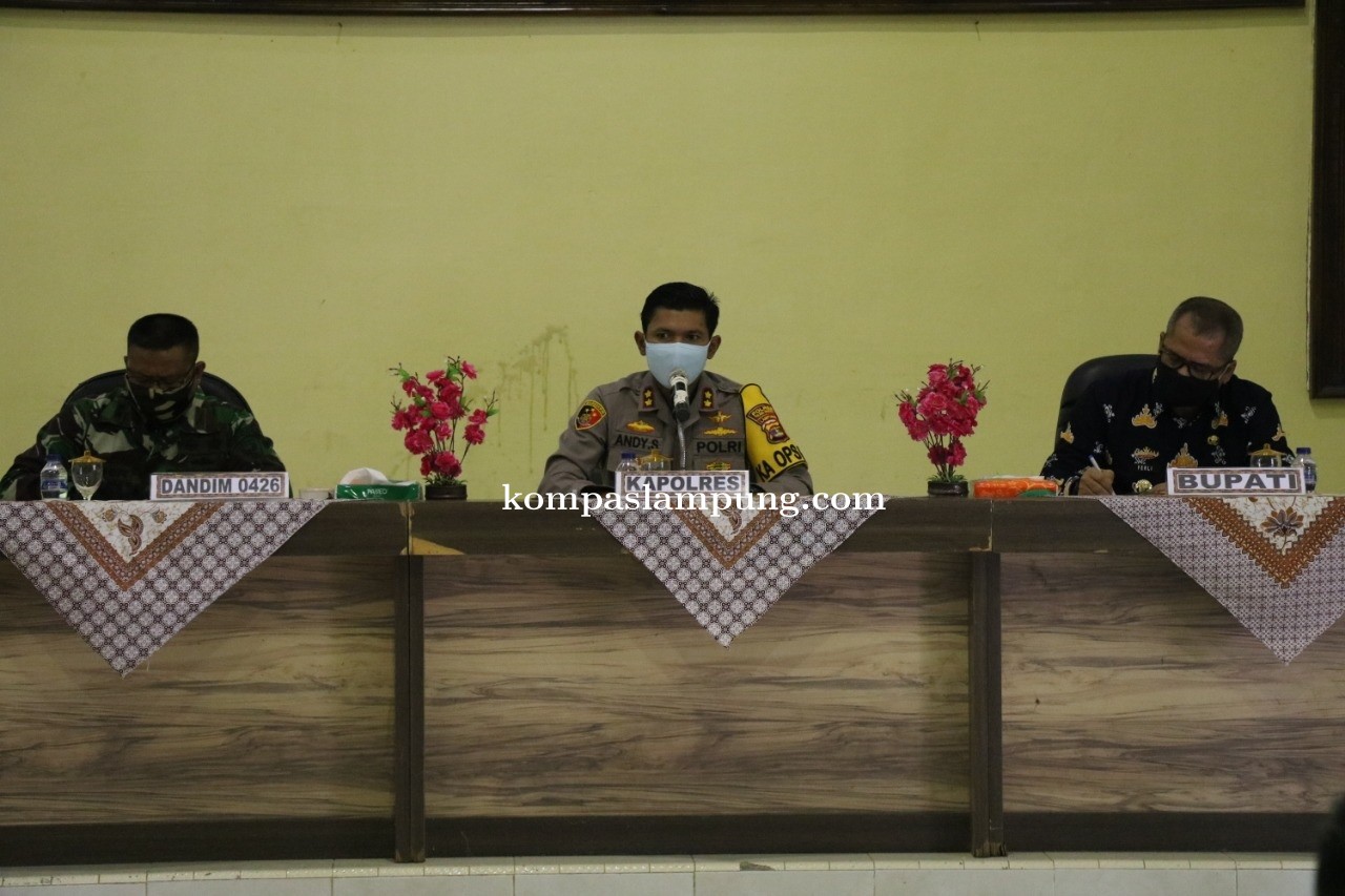 Polres Tulang Bawang Gelar Rakor Lintas Sektoral Kesiapan Operasi Ketupat Krakatau 2020