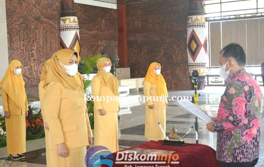 Sekda Nirlan Lantik Ketua DPC GOPTKI Kabupaten Lamteng