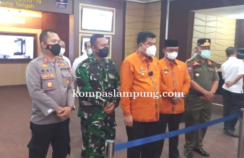 Kapolres dan Bupati Lamteng Launching Posko Komando Penanganan Covid-19 