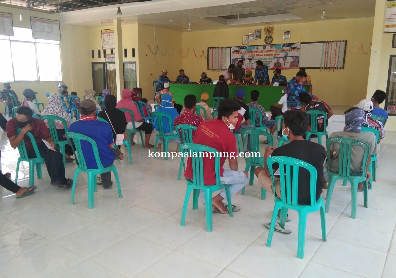 Bantuan Langsung Tunai Desa Gedung Mulya Mesuji Di Duga Tidak Transparan