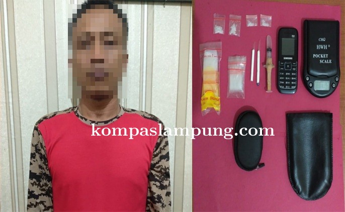 Nyambi Jadi Bandar Narkotika Oknum PNS Ditangkap Polres Tulang Bawang