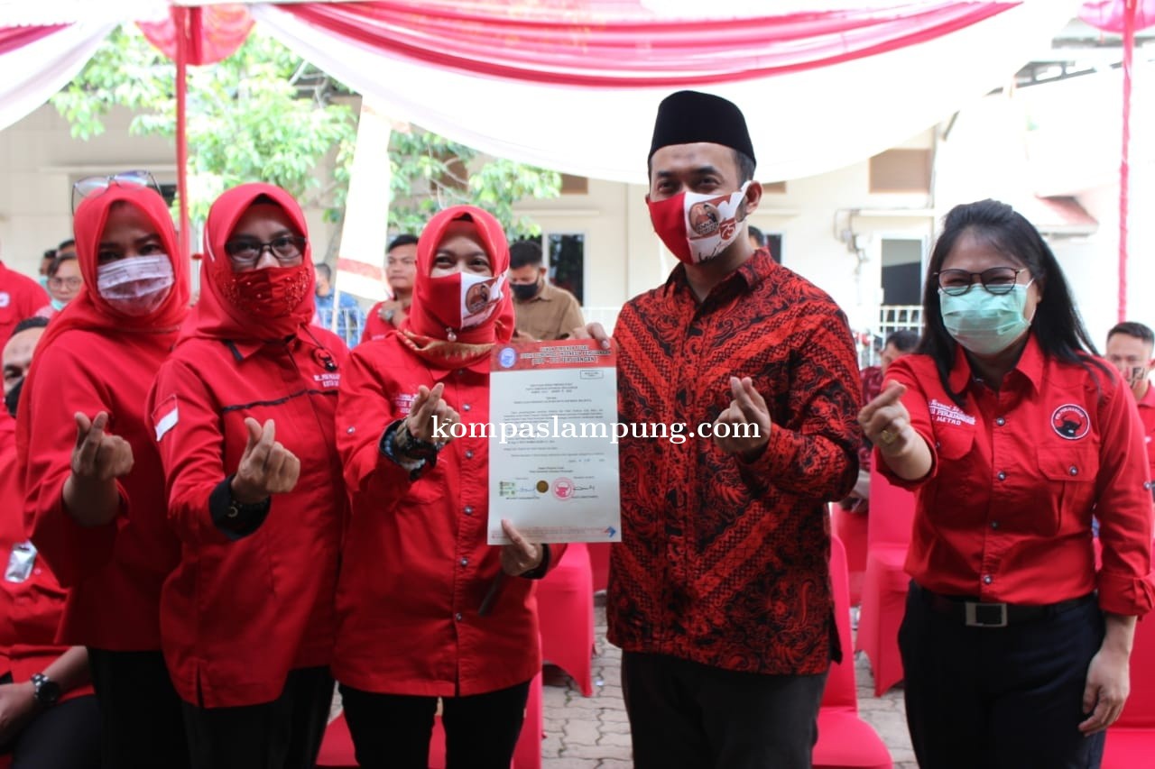 Anna-Fritz Terima Form B1-KWK, Siap Menangkan Pilkada Metro