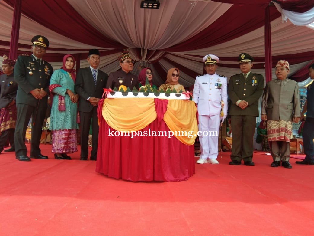 Pemerintah Kabupaten Mesuji Menggelar Upacara Peringatan  Hari Jadi Yang Ke-11 Tahun