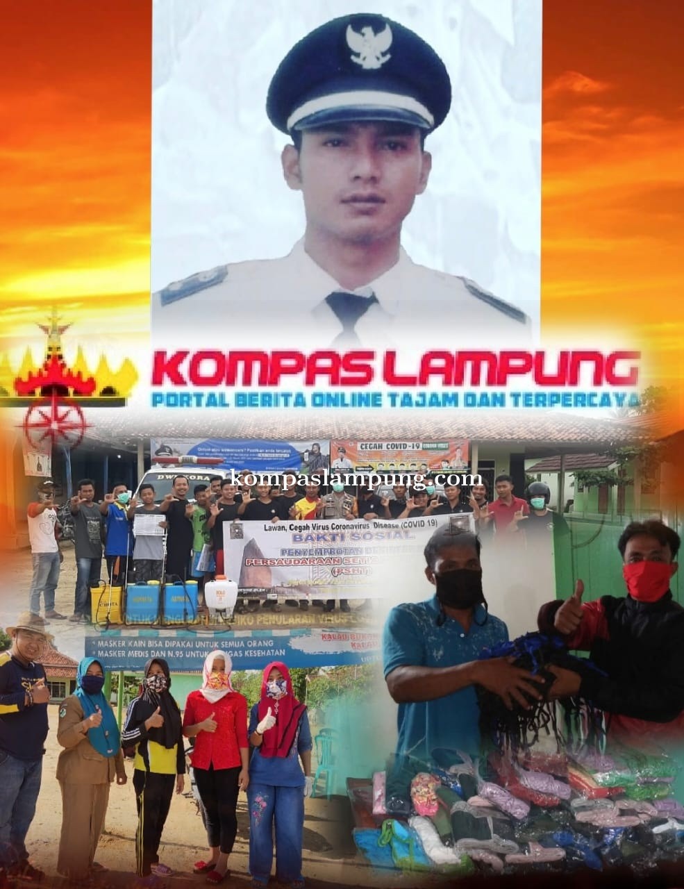 Realisasi Dana Desa Tiyuh Sumber Jaya Bagikan 3000 Masker Dan BLT 130 Serta Drainase 200 Meter