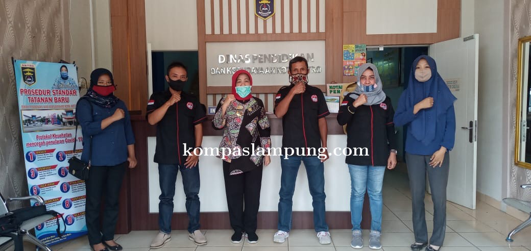 Forum Pers Independent Indonesia (FPII) Kota Metro Audiensi Dengan Disdikbud