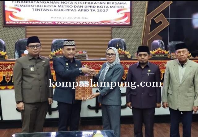 Paripurna DPRD Kota Metro: KUA-PPAS Metro 2027 Disepakati dengan Defisit Rp3 Miliar
