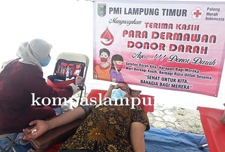 Bupati Lamtim Yang Di Wakili PJ.Sekda Hadiri Ultah Kopri Ke 49 Serta Kegiatan Amal Donor Darah