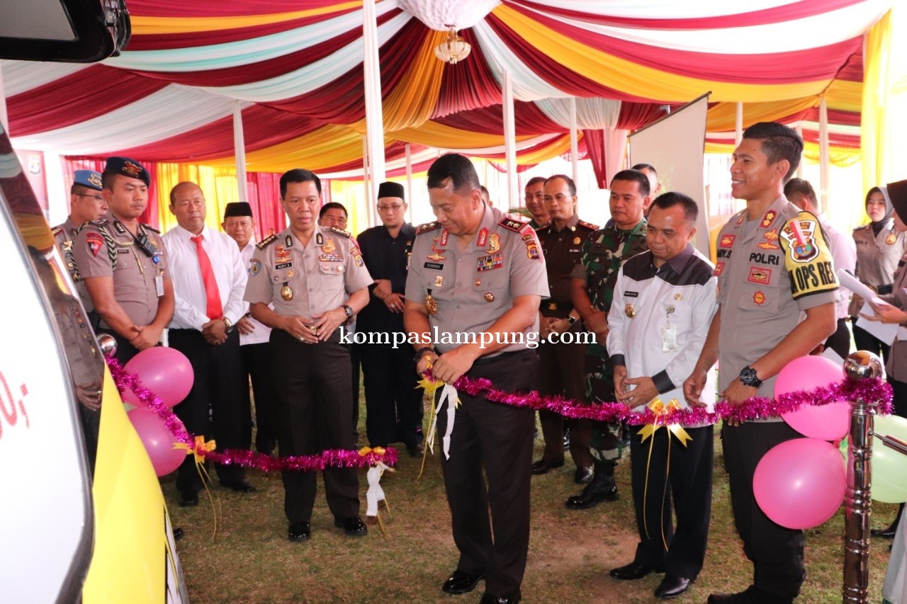 Kapolda Lampung Launching Biss Kresna Polres Way Kanan
