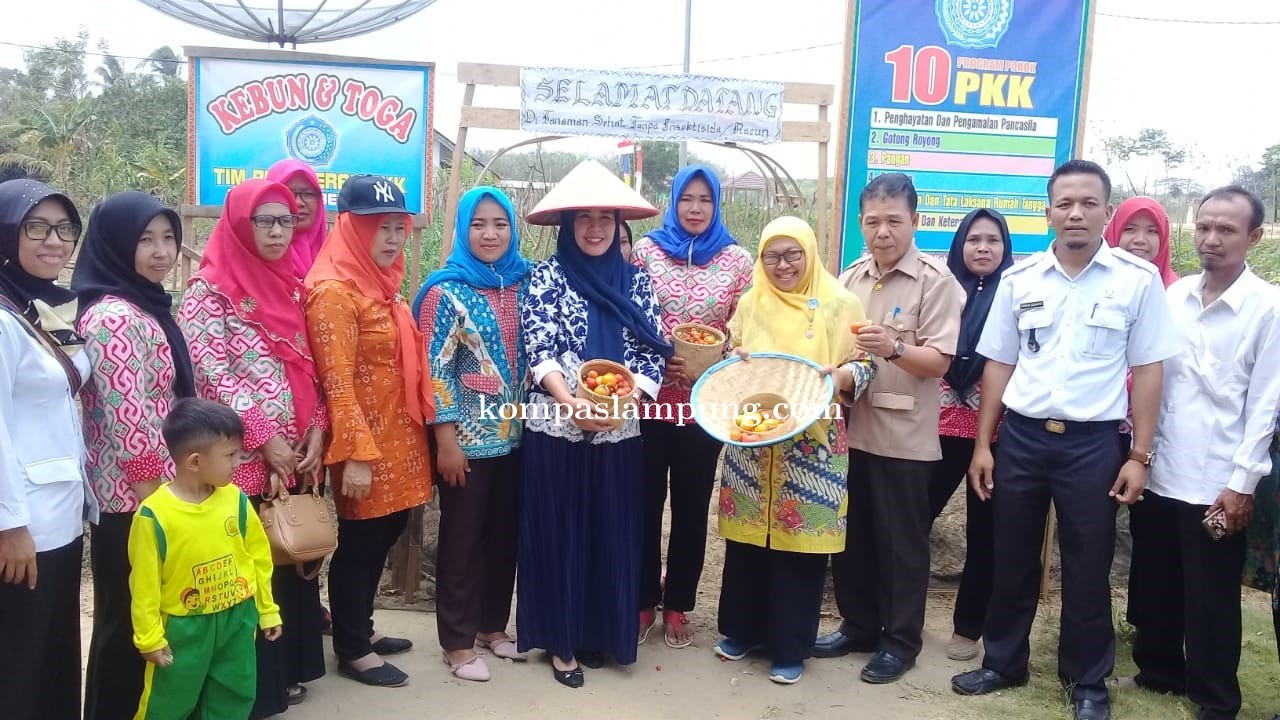 Ketua TPPKK Tubaba Melakukan Kunjungan Ke Tiyuh Sumber Rejo