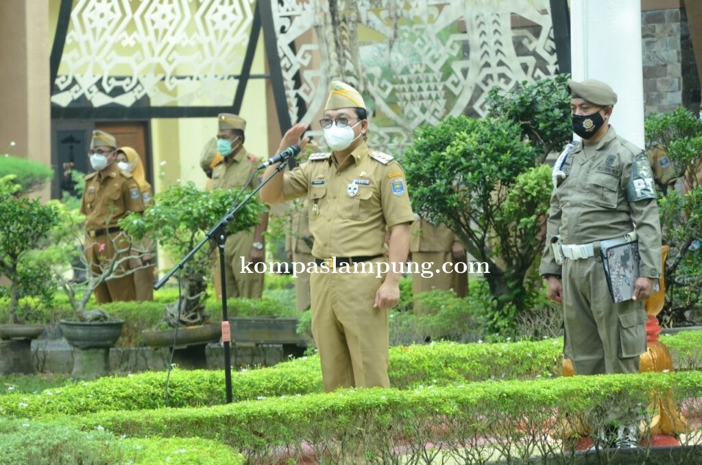 Apel Mingguan Pemkot Metro Tahun 2021