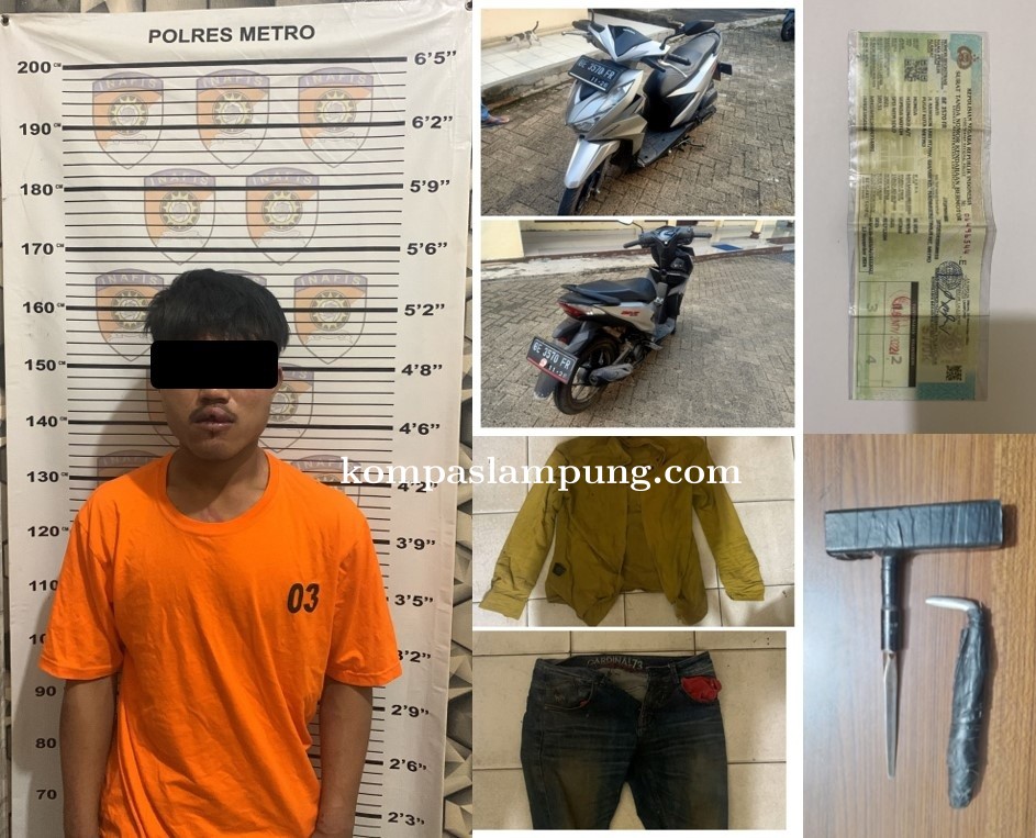 Kurang Dari 2 Jam Tekab 308 Presisi Polres Metro Tangkap Pelaku Curanmor