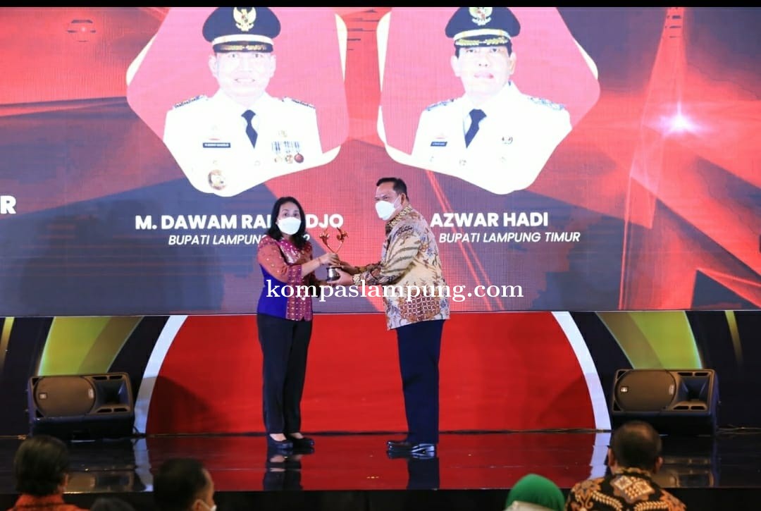 Lampung Timur Mendapat Anugerah Nindya Sebagai Penghargaan KLA 2022