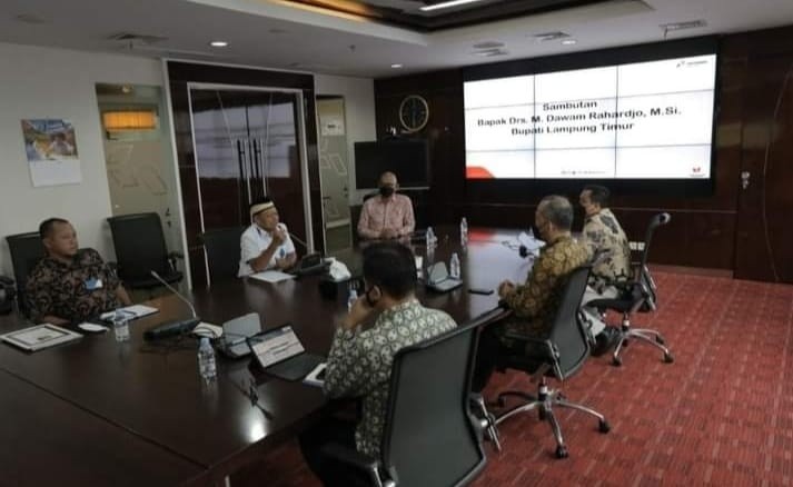 Bupati Lamtim Monitor Progres Penanganan Dan Pembersihan Ceceran Minyak 