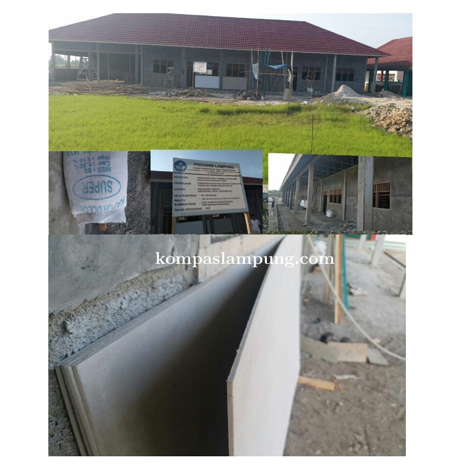 Di Duga Pembangunan Ruang Praktek SMKN 4 Metro Beraroma Korupsi