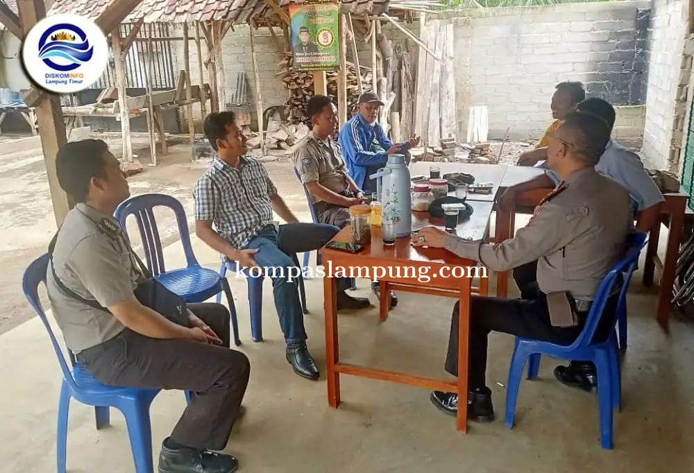 Polsek Gunung Pelindung Giat Adakan Patroli Sambang Desa